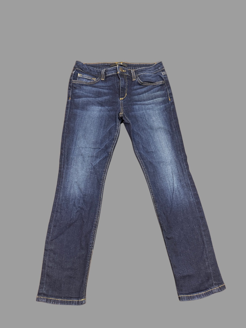 Joe's Jeans Women's Dark Blue Straight-Leg Denim